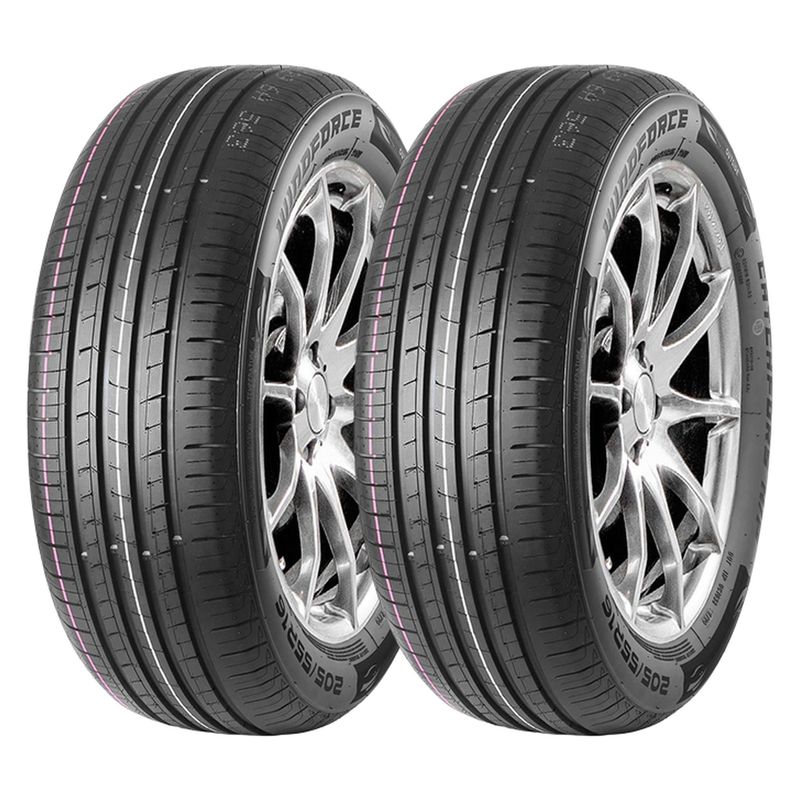 لاستیک خودرو ویندفورس تایر مدل catchforce h_p سایز 205_60_14   دو حلقه